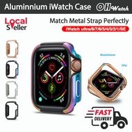 [SG] Aluminum Alloy iWatch Case with SOFT TPU Interior used for iWatch Series ultra 8/7/6/5/4/3/2/1/SE