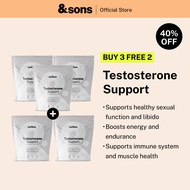 [6.6 Exclusive Deal] Buy 3, Free 2 andSons Testosterone Supplement | Boost Vitality, Energy | Ashwag