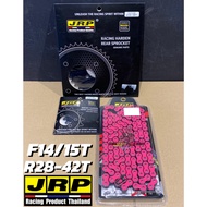JRP SPROCKET SET COLOUR PINK 415 132L SPOKET SET JRP 415 COLOR RANTAI ACCESSORIES MOTOR Y15 RS150 RS