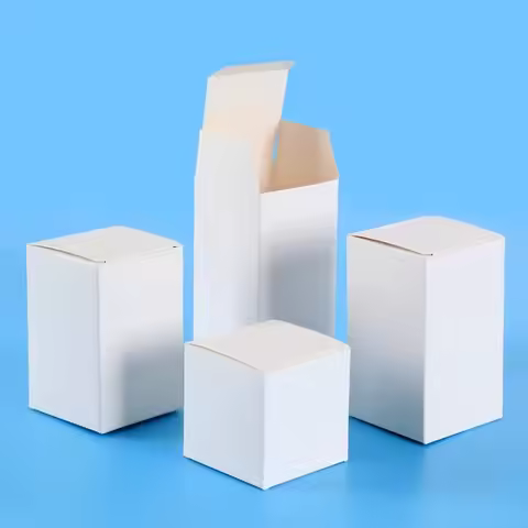 50pcs/lot 3x3 5x5 6x6 8x8 9x9 10x10cm Hight 4 ~ 13cm Card Paper Box Square Lipstick Perfume Essentia