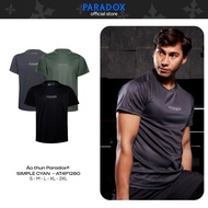 SIMPLE CYAN men's T-shirt with 4-way stretch PARADOX AT4P1280
