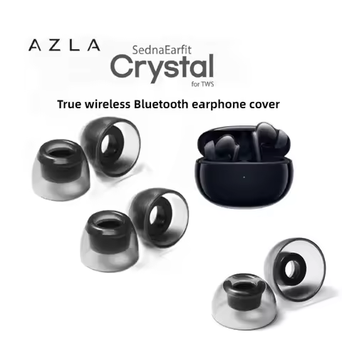 AZLA SednaEarfit Crystal Eartips for TWS Wireless Bluetooth Headphone Anti-Slip Silicone Earplug for