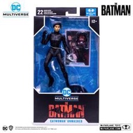 「玩具爽雙」特價！缺貨 麥法蘭 DC Multiverse 貓女 無面罩版 蝙蝠俠 BATMAN 羅伯派汀森 電影