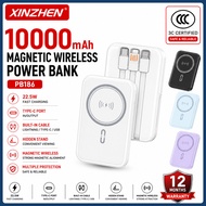 【3C Certified】Xinzhen PB186 10000mAh Powerbank 22.5W Fast Charging Power Bank Wireless Pawer Bank Xi