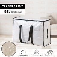 BIG BAG Beg Toto Berzip Transparent Storage Bag Quilt Storage Bag Pillow Bag Mattress Bag Comforter 