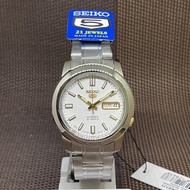 [TimeYourTime] Seiko 5 SNKK07J1 Automatic Stainless Steel White Dial Analog Men's Japan Watch