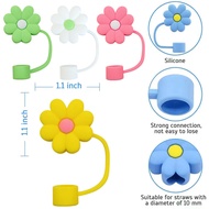 Stanley Flower Three-Dimensional 3D Straw Cap Straw Plug Anti-dust Cap Cartoon Straw Set Accessories