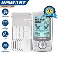 INSMART 3 in 1Rechargeable TENS/EMS Message Machine 60 Modes Muscle Stimulator Machine Electronic Ph