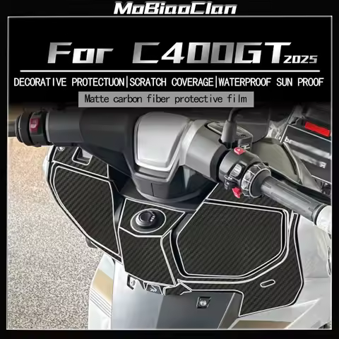 For BMW C400GT C400 GT C 400 GT C 400GT c400gt 2025 3D carbon fiber protective sticker body film mod