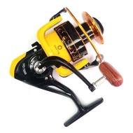 Exori Fishing - Fishing Reel Hd7000 12 Ball Bearing - Black & Yellow
