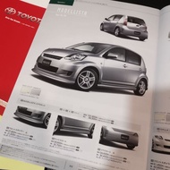 Toyota Passo Racy Original Japan Catalogue