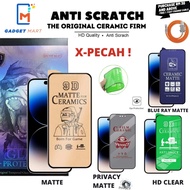 POCO F6 F5 PRO 5G F4 GT F3 F2 PRO C40 Full Ceramic film screen protector 9D clear matte anti blue ra