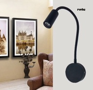 LED 3W ไฟติดผนัง ไฟอ่านหนังสือ โคมติดหัวเตียง หมุนได้360องศา ปรับได้ตามต้องการเบา❤3W Flexible Hose L