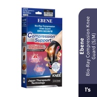 EBENE Bio Ray Knee Guard Support Compression (S/M) for Guard Lutut, Knee Theraphy, Ebene Knee Guard 