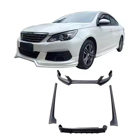 Factory Direct for Dongfeng Peugeot 308 2016-2019 ABS Plastic Car Bumper Front Lip Rear Lip Side Ski