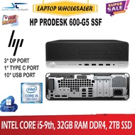 HP PRODESK 600-G5 SSF (CORE i5-9th Gen | CORE i5-8TH GEN | CORE i5-7TH GEN| 8GB RAM DDR4, 1TB SSD NV