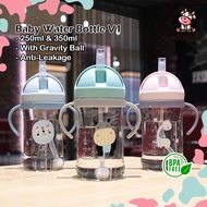 Moo Baby Botol Air Baby Bpa Free Botol Air Straw Baby Water Bottle with Straw Baby Straw Bottle for 