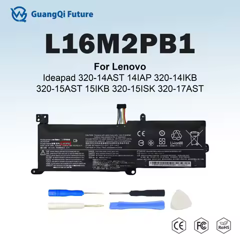L16M2PB1 L16C2PB2 30Wh Laptop Battery for Lenovo Ideapad 320-14AST 14IAP320-15AST 15IKB 320-15ISK 33