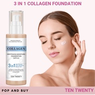 Ten Twenty Collagen Premium Foundation – 3in1 Whitening Moisture Cream Foundation with SPF 15