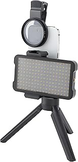 Reduce Reflected Tattoo Fill Light with 52mm CPL Lens Filter, Adjustable Tripod, Rechargeable Batter