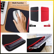 Waterproof Laptop Sleeve cover soft Case For Notebook bag Cover Pouch mousepad 2in1 Lengan riba