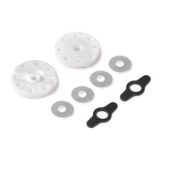 358028 XRAY 2-Way Flow Delrin Shock Piston 6-H.(1.3)+2-H.(1.1) (2)