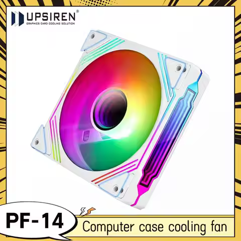 UPSIREN PF-14 PRISM 4 PRO Black Computer Case Fan 140mm ARGB 4pin PWM Silent Cooling Fan 12V High Ai