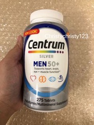 (新版 275粒) ~ Centrum 銀善存綜合維他命 男士50+ (適合50歲或以上男人) Centrum Silver Men 50+