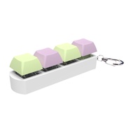 Pecine Keyboard Fidget Toys ของเล่นประสาทสัมผัสของเล่นแฟชั่น Keycap กุญแจแป้นพิมพ์แบบพกพาจี้ Fidget 