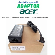 Acer Swift 3 Chromebook Aspire R 19V-2.37A (3.0*1.0mm) Original Laptop Charger Adapter