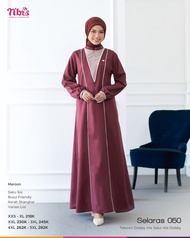 GAMIS NIBRAS TERBARU SELARAS 050 / BAJU NIBRAS TERBARU / GAMIS BUSUI LONGDRESS GAMIS DAILY KEKINIAN 