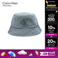 CALVIN KLEIN หมวก Bucket ผู้ชาย Ckj Large Monogram รุ่น 4G5019G LHL - สี Lake Blue