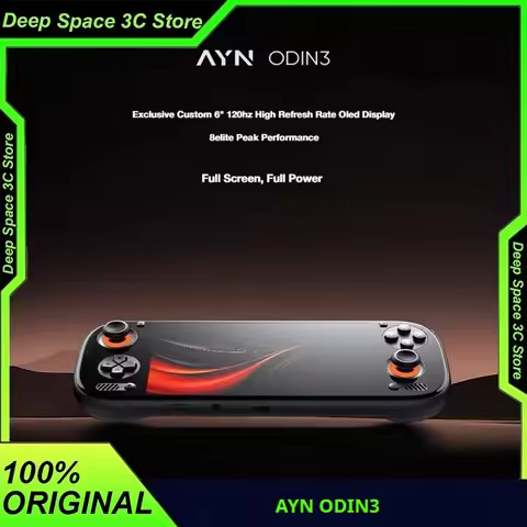 In Stock AYN Odin3 Handheld Game Players 6Inch 1080P 120Hz AMOLED Screen 8000mAh Hall-Effect Joystic