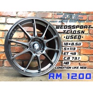 USED WEDSSPORT TC105N 18INC ACCORD CIVIC FC FD INSPIRA LANCER MAZDA3 X50 W176 W204 W205 GOLF PASSAT 