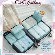 7 IN 1 TRAVEL ORGANIZER STORAGE BAG LUGGAGE BAG / 7 IN 1 SUITCASE ORGANIZER