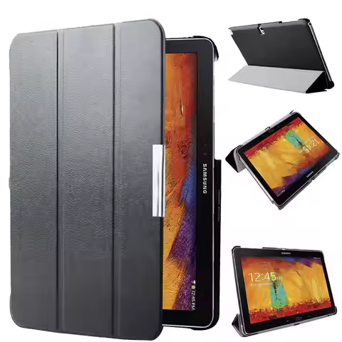For Samsung Galaxy Note 10.1 2014 Edition P600 P605 P601 P607 Tablet Smart Cover Case Magnet Sleep B