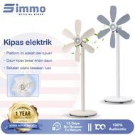 Simmo Floor Fan Electric Fan Energy-Saving Stand Fan New Flexible Blade Fan Low Noise Fan Manually a