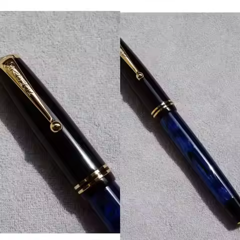 ADMOK 28 Classic Acrylic Fountain Pen No.6 Bock Schmidt EF/F/M Nib Press Button Filling Ink Business