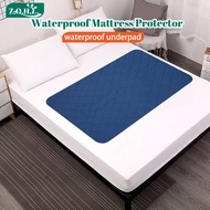 ZhenqingHuli Waterproof Mattress Protector Pelapik Tilam Kalis Air Alas Katil Hospital Alas Getah Ti