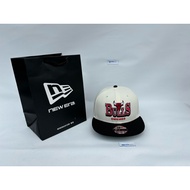 NEW ERA 9Fifty Q424 Stack Script Chicago Bulls Original Hat Adjustable Strap Snapback Cap