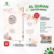 Al Quran translation tajwid custom color name and writing A5 size