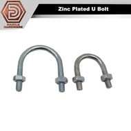 Gi u bolt zinc plated u-bolt u clip hose u clip klip paip besi skru