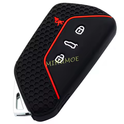 Car Key Case For VW Golf 8 Mk8 GTI R ID4 Tiguan Atlas / Atlas Cross Sport 2025 2026 Silicone Car Key