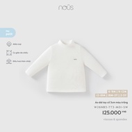 NOUS(6M-2Y)-Long-sleeved shirt with 3cm collar embroidered with decorative patterns, soft and smooth