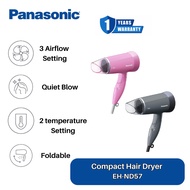 [𝐅𝐑𝐄𝐄 𝐃𝐄𝐋𝐈𝐕𝐄𝐑𝐘] Panasonic EH-ND57 Compact Hair Dryer 1500W) EH-ND57-H655