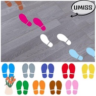 UMISTYDREAM9IQ0 Footprint Stickers, PVC Pet Supplies Floor Stickers, Home Decor Decorative Waterproo