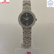 J.Bovier B13-1552LSSCZ_KD Silver Stainless Steel Band Ladies Fashion Watch