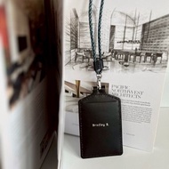 直式簡約真皮識別證套,工作證套