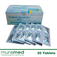 Immunpro Sodium Ascorbate + Zinc Tablet 20's