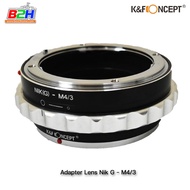 K&F LENS ADAPTER COPPER MOUNT NIK(G) - M4/3 II KF06.360. เมาท์แปลงเลนส์